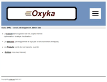 Tablet Screenshot of oxyka.com